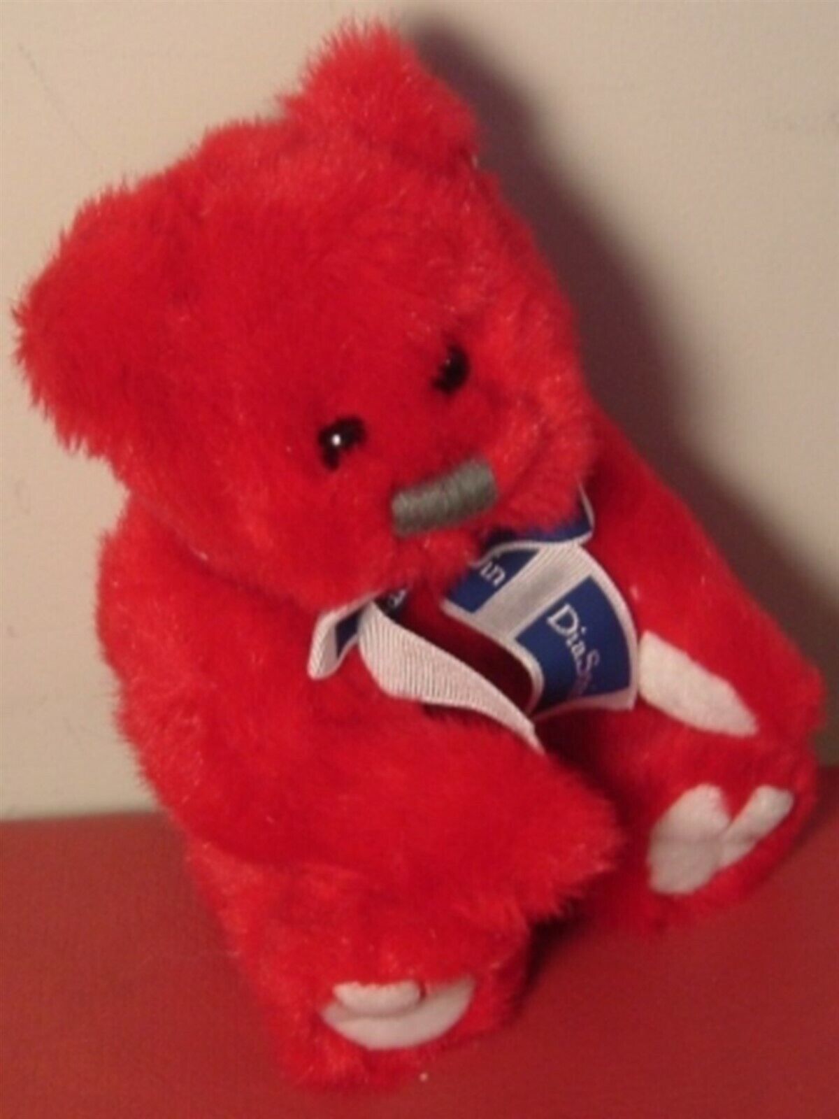 ADORABLE VINTAGE RED BEAR FROM ANIMAL ADVENTURE - $4.00