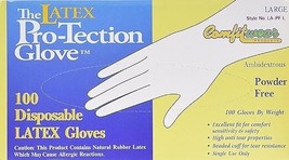 Disposable Latex Gloves, Large, (500 Count) - $55.60 CAD