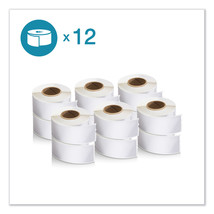Dymo LW Address Labels 1.13&quot; x 3.5&quot; White 350/Roll 12 Rolls/Pack 2050768 - £108.50 GBP
