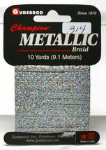 Gudebrod Fly Tying Material Electra Metallic Braid 5030 Silver Hologram ... - $5.89