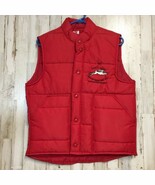 Vintage King Louie Pro Fit 1985 Quilted Vest Men&#39;s Medium (40-42) Snap C... - $26.07