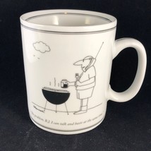 The New Yorker Magazine Cartoon Coffee Mug Summer Barbecue BBQ Charles B... - £15.18 GBP