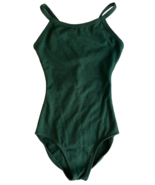 Eurotard Child Hunter Green Cami Dance Leotard, Size Int (6x-7) NEW - $259.13 MXN