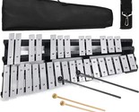 Glockenspiel Bell Kit With Carry Bag, Mallets For, Silver. - £54.70 GBP