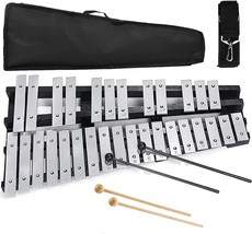 Glockenspiel Bell Kit With Carry Bag, Mallets For, Silver. - £55.44 GBP