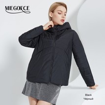 MIEGOFCE 2022 Spring Autumn Comfortable Short Women Jacket Hooded Design Female  - £78.99 GBP
