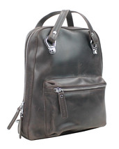 Vagarant Traveler Full Grain Cowhide Leather Backpack-Small Size LK09.Da... - £114.02 GBP