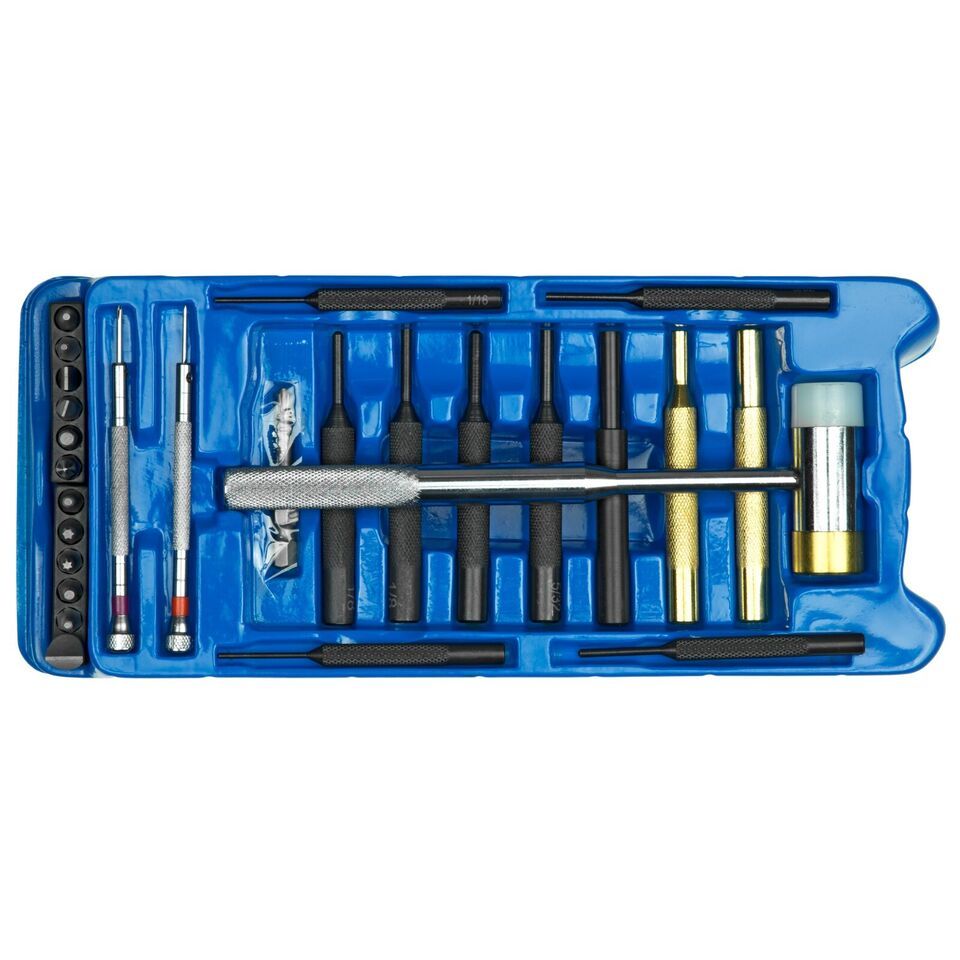 Birchwood Casey Weekender Professional Gunsmith Kit 27 Pieces Blue - 42021 - $42.56
