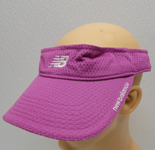 New Balance EUC Visor Hat Performance Hook &amp; Loop Strap Purple One Size ... - $14.79