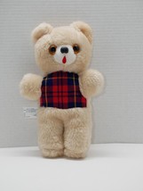 Vintage City Products Corp. Plush Bear Stuffed Animal Plaid Shirt - £11.84 GBP
