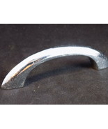 ALUMINUM DOOR PULL 3.75&quot; long 1&quot; tall solid metal Modern curved drawer h... - $6.92
