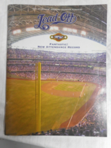 2001 Lead-Off Milwaukee Brewers vs Cardinals Yearbook Magazine Vol 10 #6 Unscore - £11.98 GBP