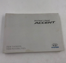 2014 Hyundai Accent Owners Manual Handbook OEM J03B40007 - $22.49