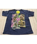 Boys Small Blue Ninja Turtle Short Sleeve Shirt - £6.33 GBP