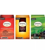 TWININGS TEA SAMPLER KCUPS VARIETY PACK 36CT - $39.24