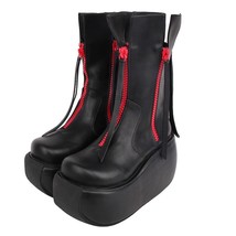 Fashion New Handmade Women motorcycle cool punk boots lady Dark style shoes woma - £222.00 GBP