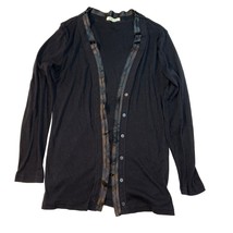 Old Navy Womens Black Long Sleeve Button Front Cardigan, Size Large - £11.80 GBP