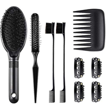 9 Pieces Wig Combs Set Includes Hair Edge Brush Airbag Massage Comb Wide Tooth H - £11.81 GBP