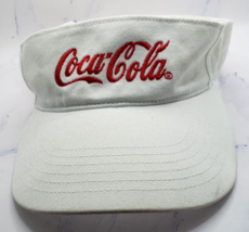Coca Cola Vintage White Coke Summer Visor Hat - $7.91