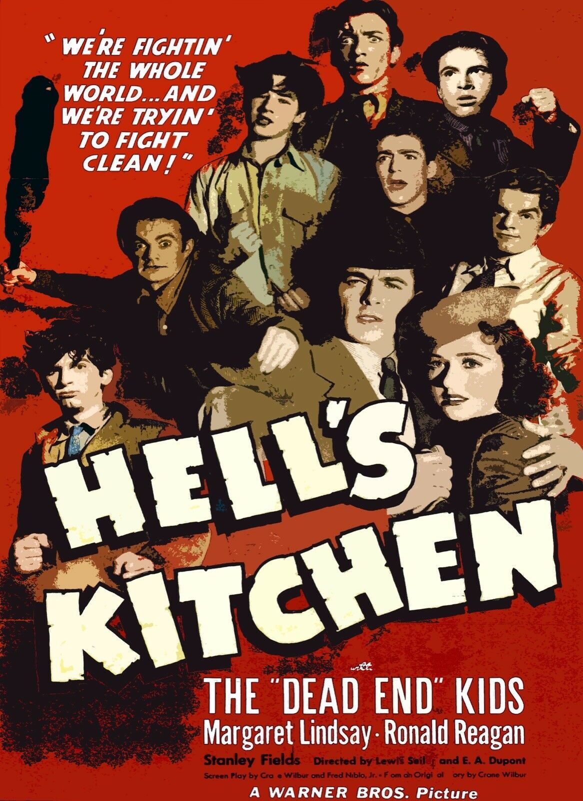 Decor Poster.Interior wall.Home art room design.Hell's Kitchen retro movie.11520