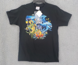 Really Wild T-SHIRT Youth Sz L (14-16) Colorful Oc EAN Life W 3 Snap On Creatures - £9.27 GBP