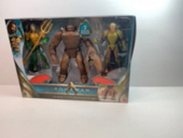 DC Comics Movie Aquaman vs Contre Brine King vs Orm Exclusive Set of 3 - £142.90 GBP