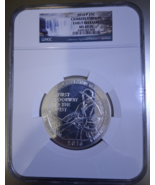 2016 Cumberland Gap ATB 5 oz Silver Quarter 25c First Day Issue - NGC MS... - $4,775.54 MXN