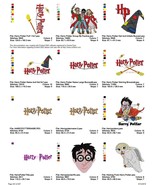 Harry Potter 103 Filled Machine Embroidery Designs - $22.99