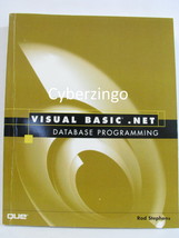 Visual Basic .NET Database Programming Vintage 2002 PREOWNED - $17.11