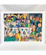 Anne Aderman Betty&#39;s Bash Giclee Print 30&quot; x 22&quot; Abstract Art - $213.45 CAD