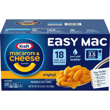 Kraft Easy Mac Original Flavor Single-Serve Pouches 18 pk. - $14.19 CAD