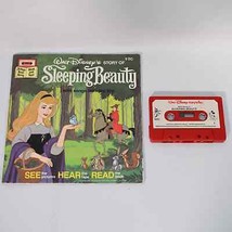 Vintage Walt Disney Sleeping Beauty Read and Sing Along Book with Tape 0... - $14.85