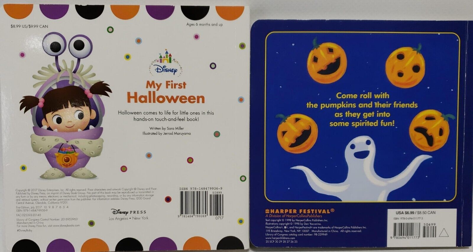 Five Little Pumpkins + Disney Baby: My First Halloween Board Book Item image 6