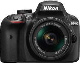 Nikon D3400 With Af-P Dx Nikkor 18-55Mm F/3, 5, 6G Vr (Black). - £336.08 GBP