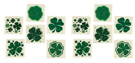 Shamrocks Clover St. Patrick's Day Themed Temporary Tattoos 12-Pk - $6.92