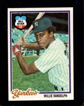 1978 Topps #620 Willie Randolph Nmmt Yankees *X102726 - £2.89 GBP