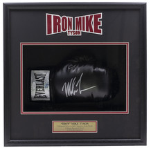 Mike Tyson Signed Black Right Hand Everlast Boxing Glove Shadowbox JSA ITP - £310.15 GBP