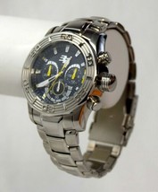NEW 32 Degrees 1155M Mens Polar Chronograph Steel Yellow Accented Durable Watch - £48.50 GBP