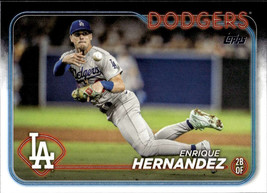 2024 Topps #398 Enrique Hernandez NM-MT Dodgers ID:71325 - $1.67