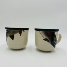 Vtg Angler&#39;s Expressions 1998 Trout  Tienshan By Geoff Hager Coffee Mugs Set 2 - £35.91 GBP