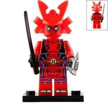 Samurai Deadpool - Marvel Comics Super Hero Minifigure Gift Toy For Kids - $54.43 MXN