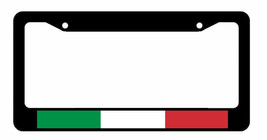 Italy Italian Flag Colors Stripe Racing Drifting Car Truck License Plate Frame - £9.37 GBP