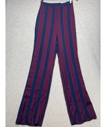 70s Express Retro Pin Stripe Wide Leg Pants Womens 4L Super High Rise  - $42.87