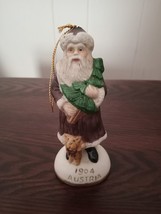 VTG Old World 1904 Austria 5&quot; Santa Figurine Hanging Ornament Statue Nice. - $11.83