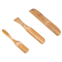 3Pcs Bamboo Tea Spoon Scoop Shovel Wooden Loose Tea Scoop Chinese Tea Fittings F - £14.64 GBP