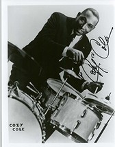 Cozy Cole (d. 1981) Signed Autographed Vintage Glossy 8x10 Photo - COA Matching  - £103.65 GBP