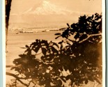 RPPC Mount Rainier View From Waterfront Tacoma Washington WA UNP Postcar... - £8.71 GBP