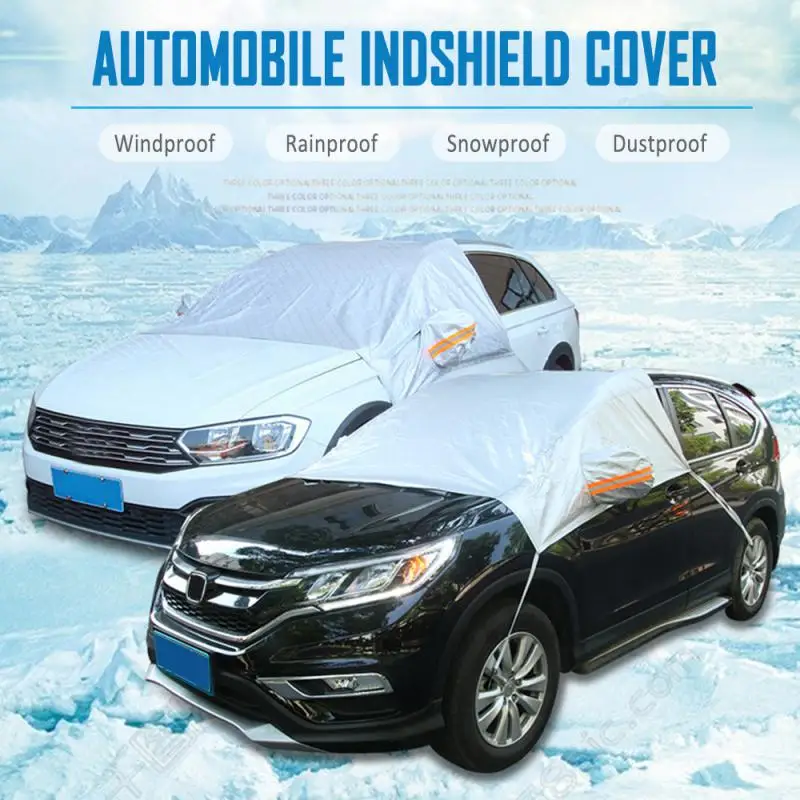 Car Windshield Cover Winter Sun Snow Ice Cover Waterproof Dustproof Anti-frost - £12.34 GBP