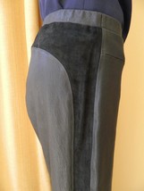 Tory Burch Leather Pants Suede Panel L NWOT - £110.30 GBP