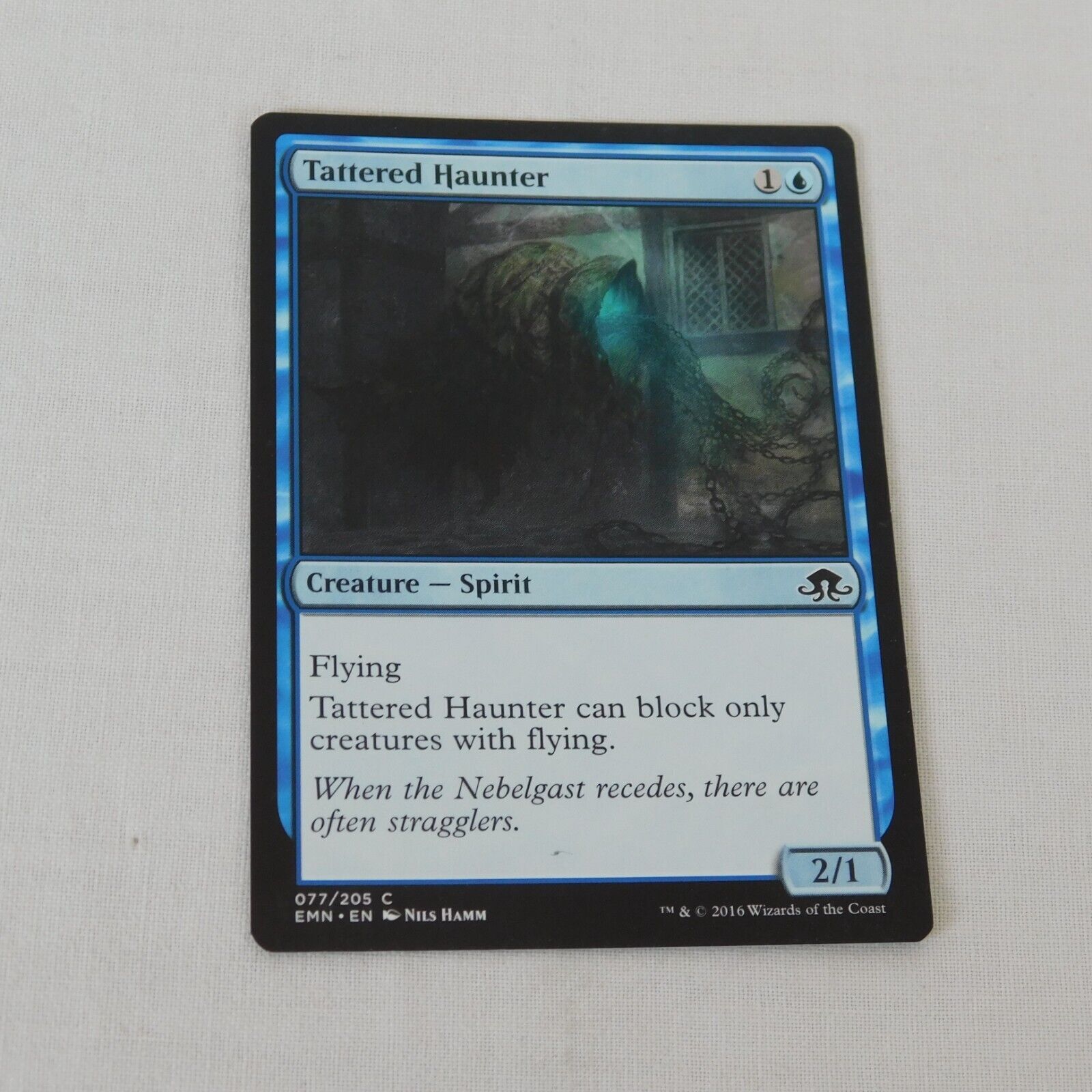 Primary image for Tattered Haunter MTG 2016 Blue Creature Spirit 077/205 Eldritch Moon Common Card